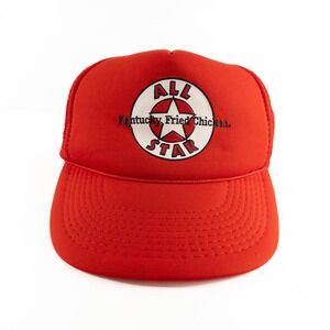 Kentucky Fried Chicken All Star Trucker Hat Cap Adult One Size Fits All Vintage